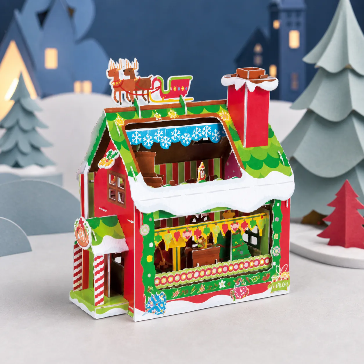 Merry Christmas, an assembled flat-piece product example
