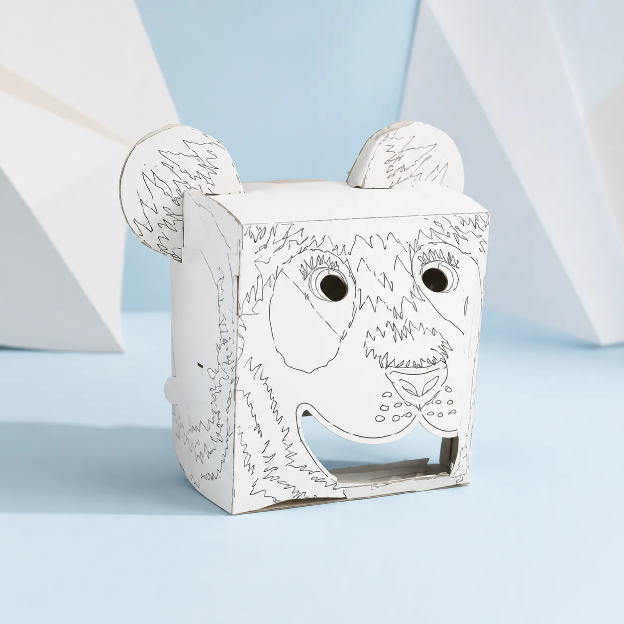 Coloring Panda, Wearable mask