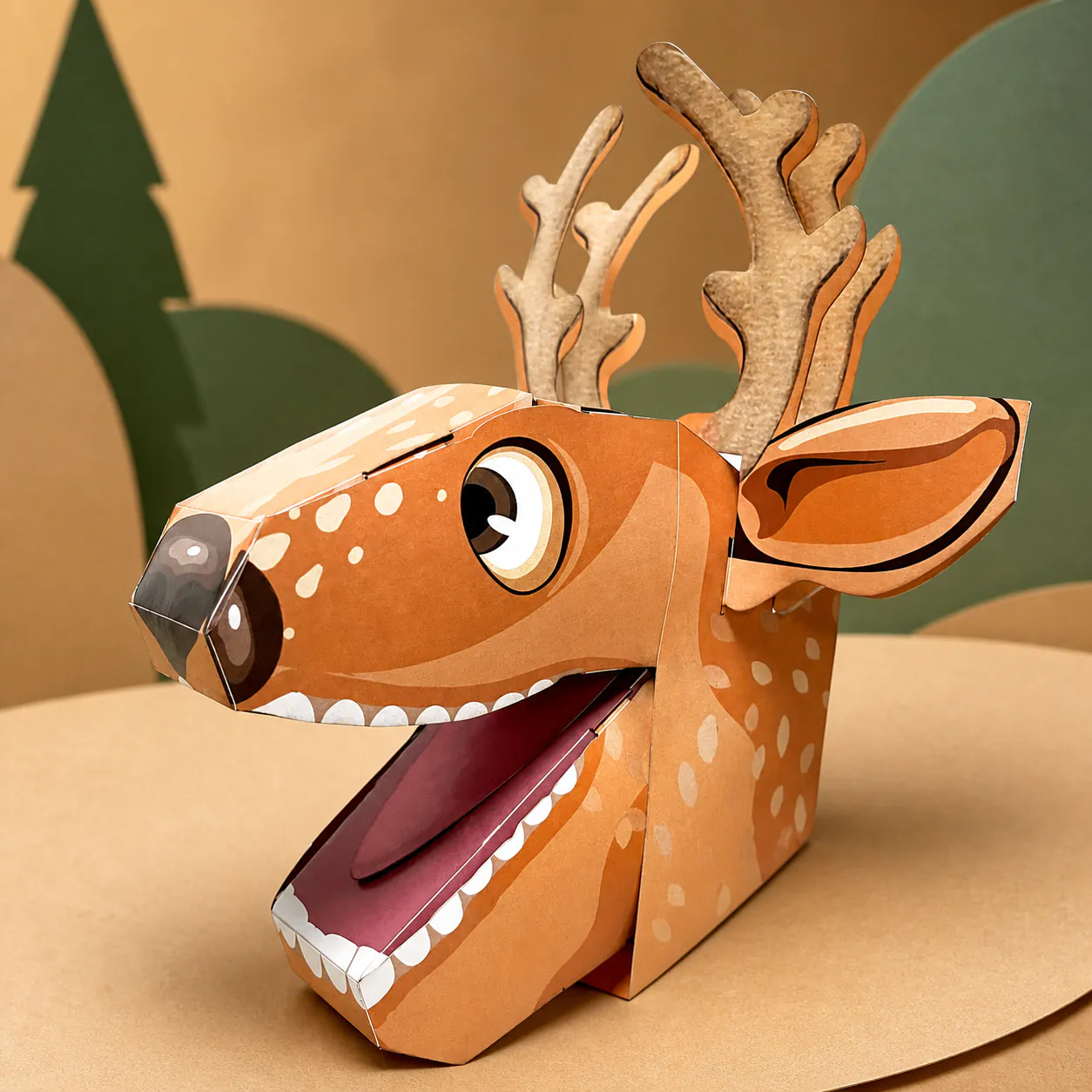 Deer, Hand puppet