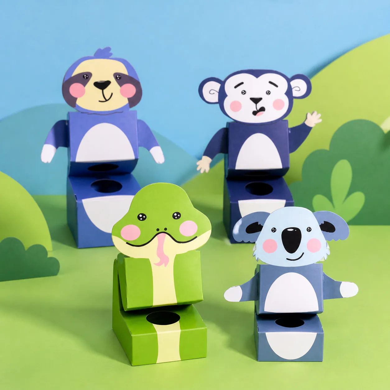 Giant Animals, Finger puppet kit