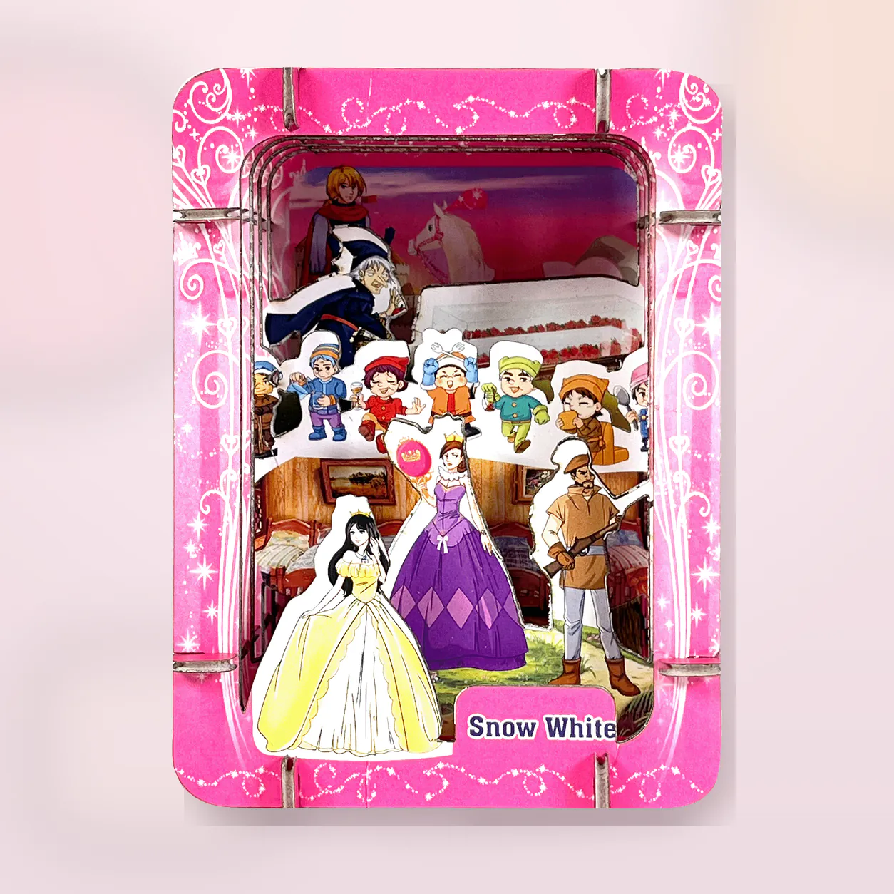 Snow White, an assembled flat-piece product example