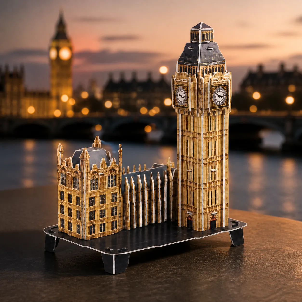 Big Ben, an assembled flat-piece product example